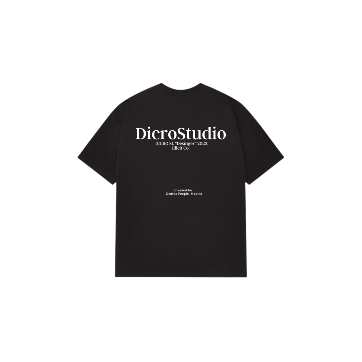 First DicroStudio Tee - Negro