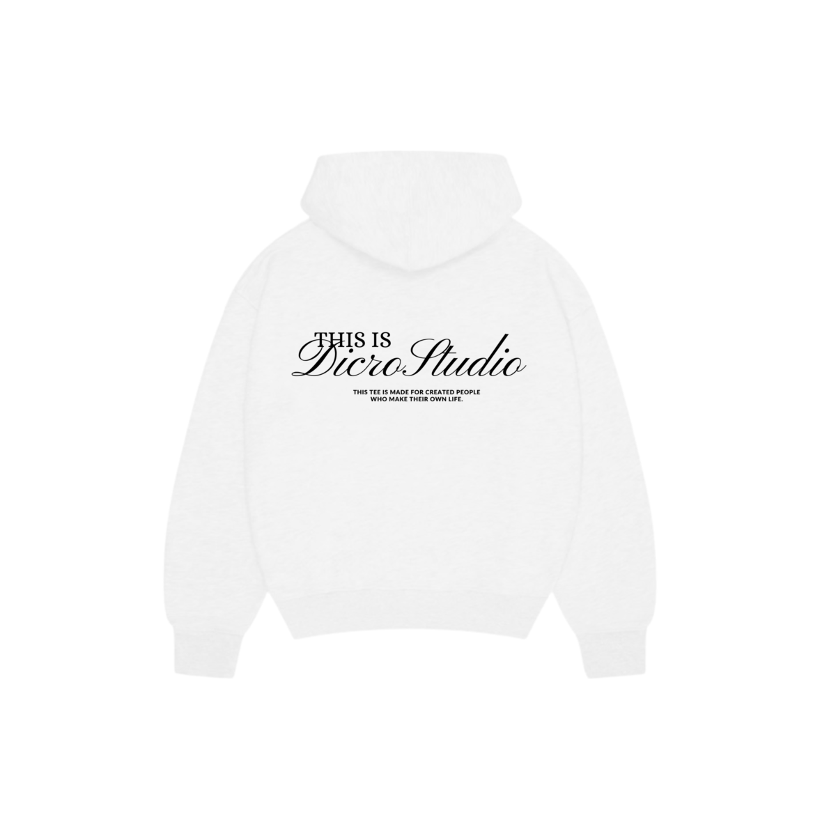 Sign DicroStudio Hoodie - Blanco