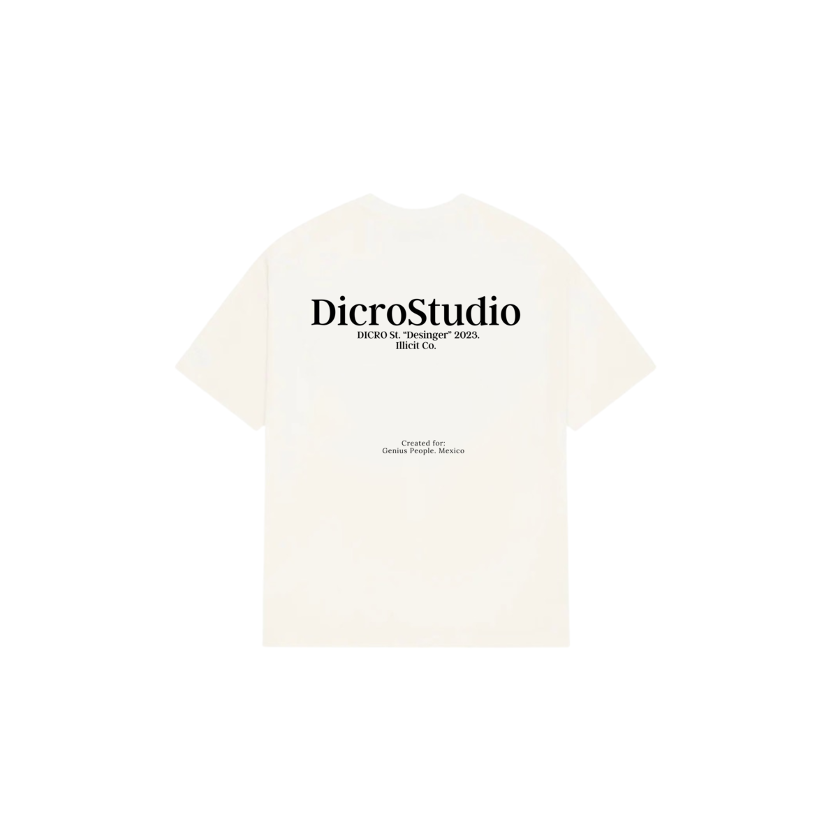 First DicroStudio Tee - Blanco